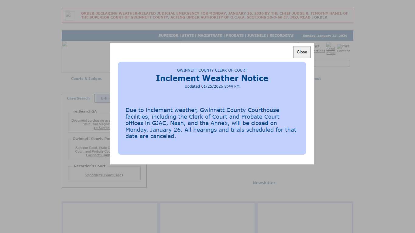 Gwinnett County Courts