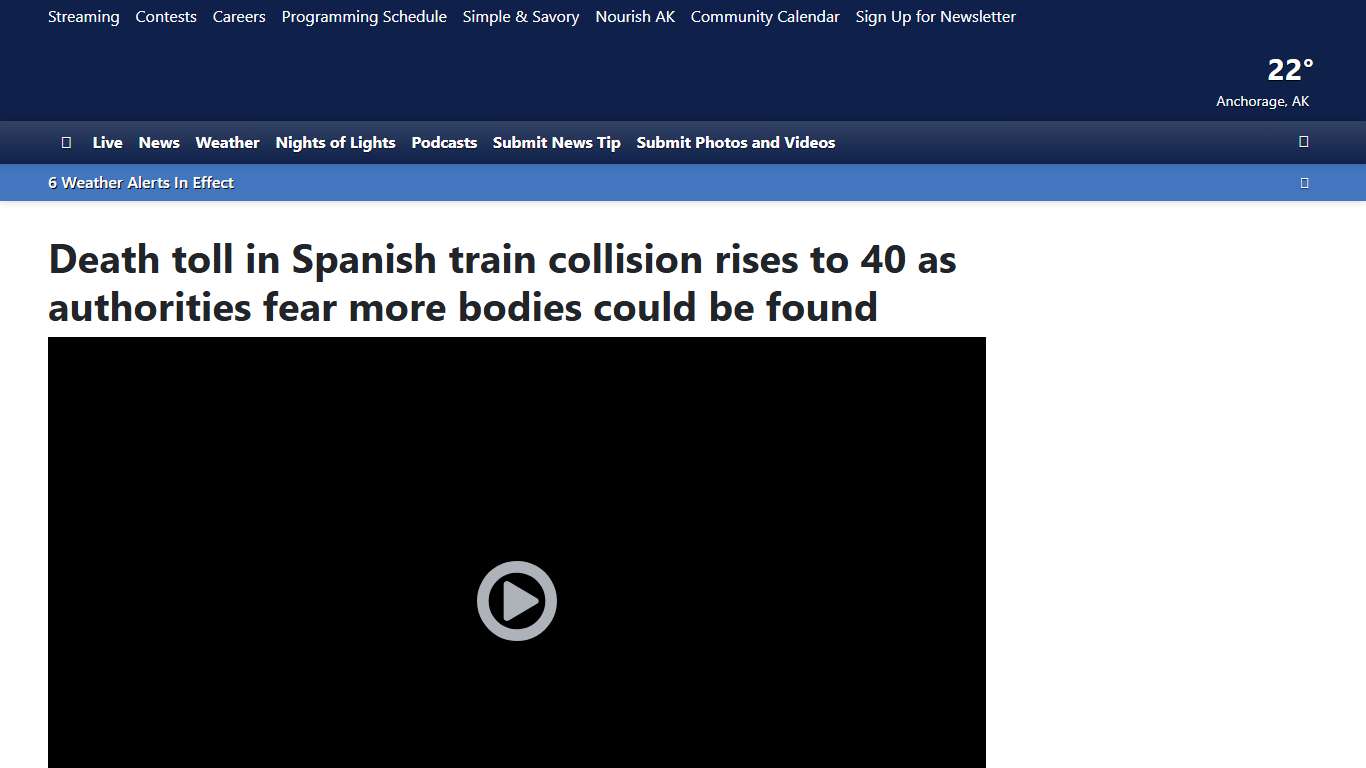 Death toll in Spanish train collision rises to 40 as authorities fear more bodies could be found